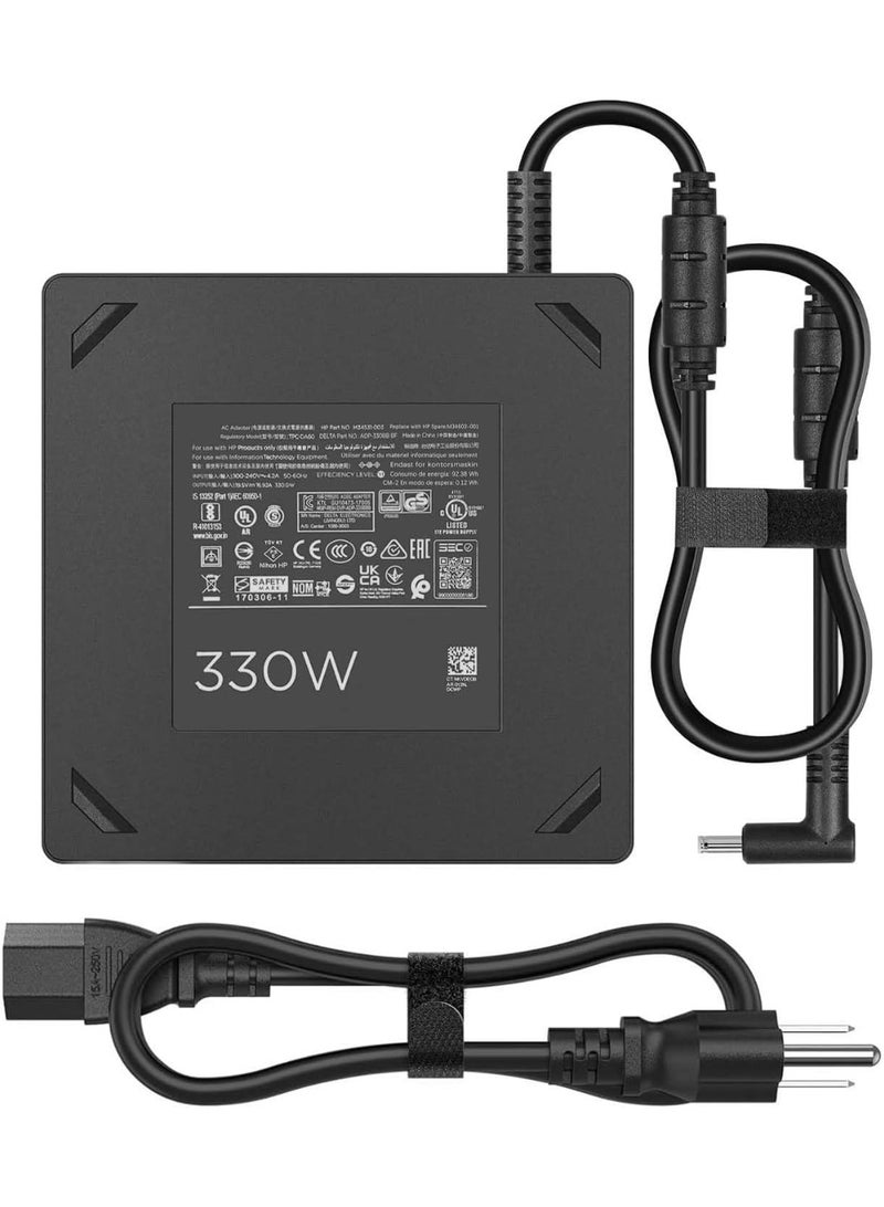 Terabyte 330W HP Omen X 17 Series TPC-DA60, ADP-330BB Laptop AC Replacement Adapter - Image 2